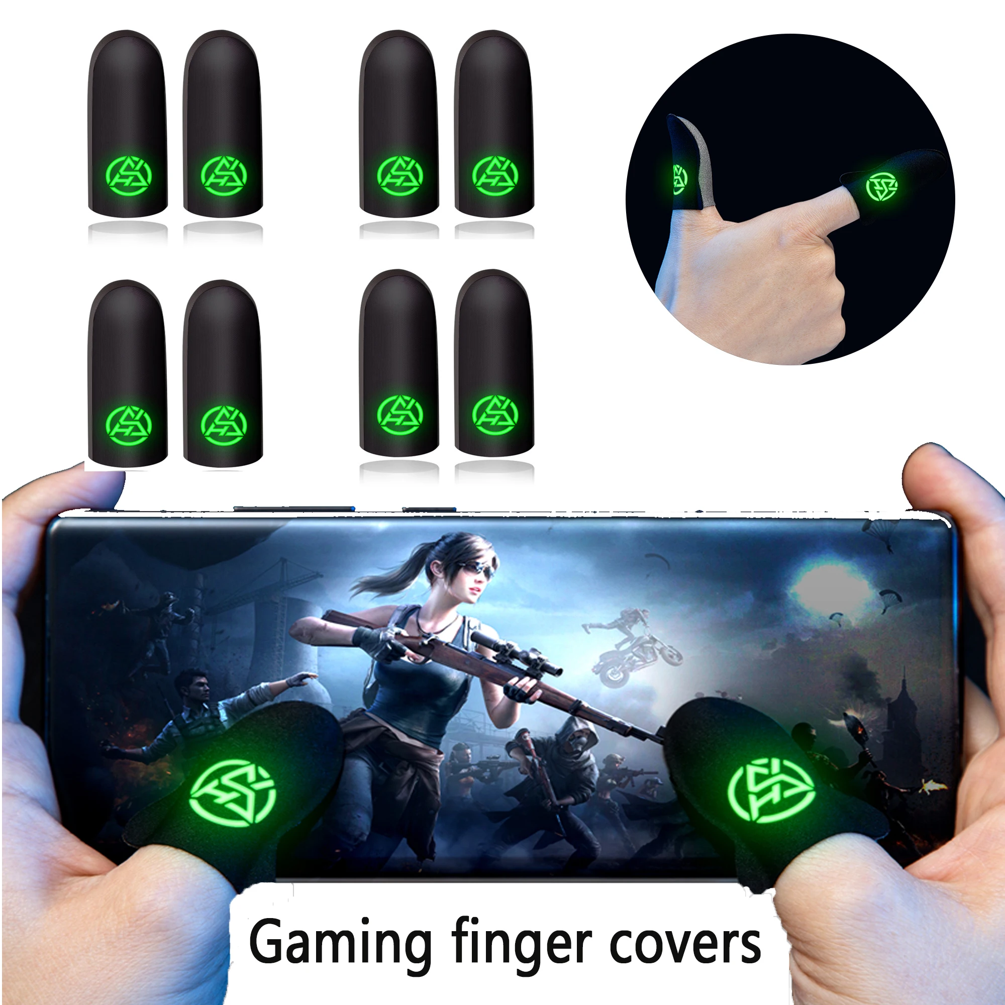 Esports Gaming Gloves - 6 Stück Handys piel Fingers pitzen