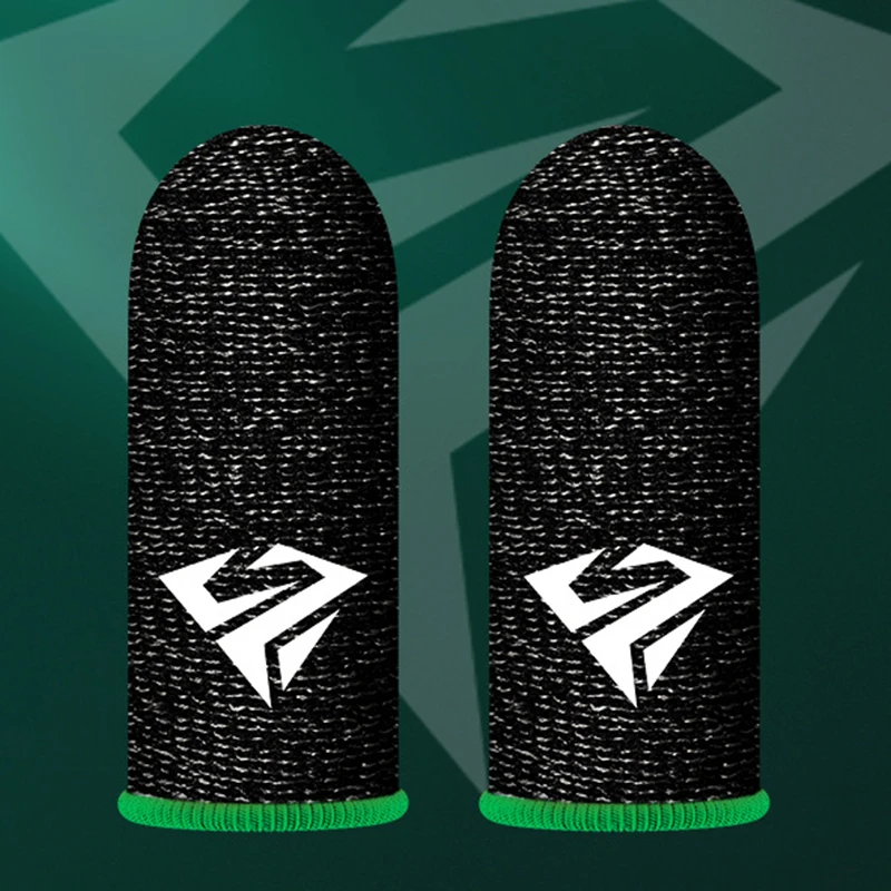Esports Gaming Gloves - 2-teilige Spiel-Fingerspitzen-Handschuhe, schweißfest, rutschfest, Gamer-Fingerhüllen, Touchscreen-Fingerhülse,