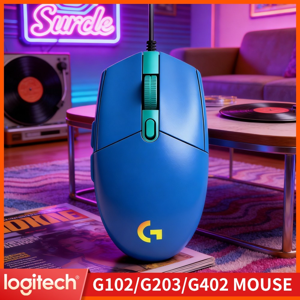 Esports Gaming Tournaments - Logitech G102 Kabelgebundene Gaming-Maus, HERO 8000