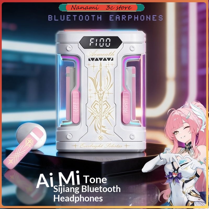 Esports Wireless Gaming Headset - Anime Elysia TWS Bluetooth-Kopfhörer, Semi-In-Ear Bluetooth