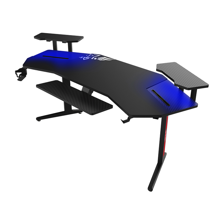 Esports & Gaming Optics Gmbh - 70-Zoll Großer RGB LED-Beleuchteter E-Sports Computer-Gaming-Schreibtisch