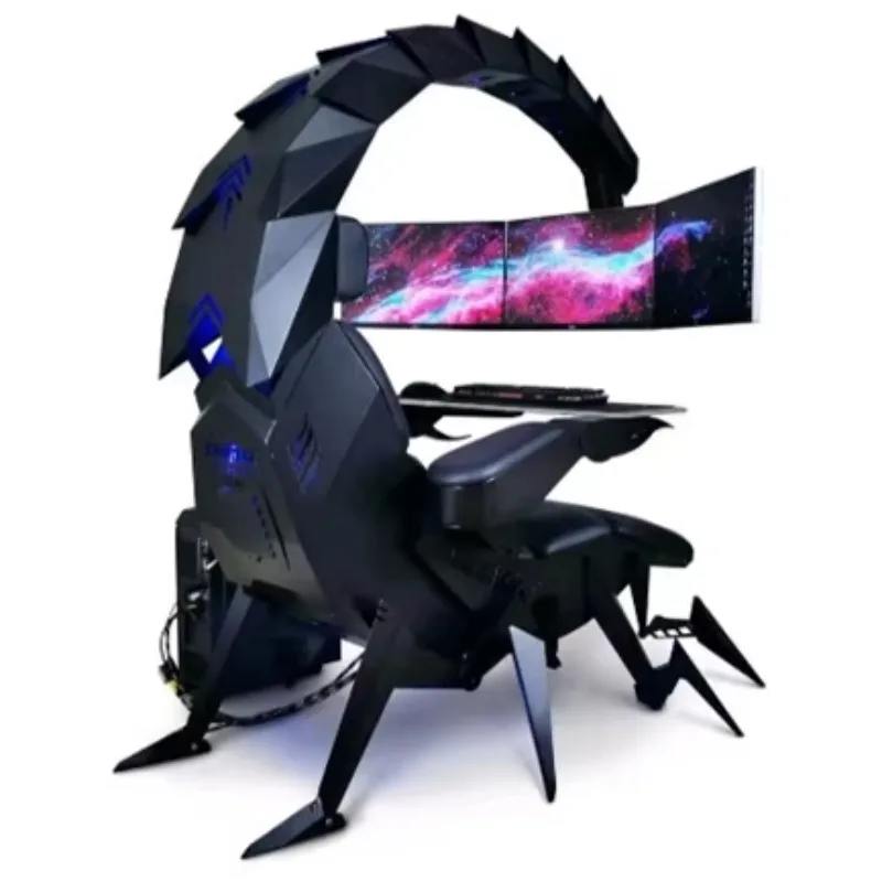 Rgb Gaming Chair - RGB LED Luxus Ergonomischer Gaming-Stuhl mit