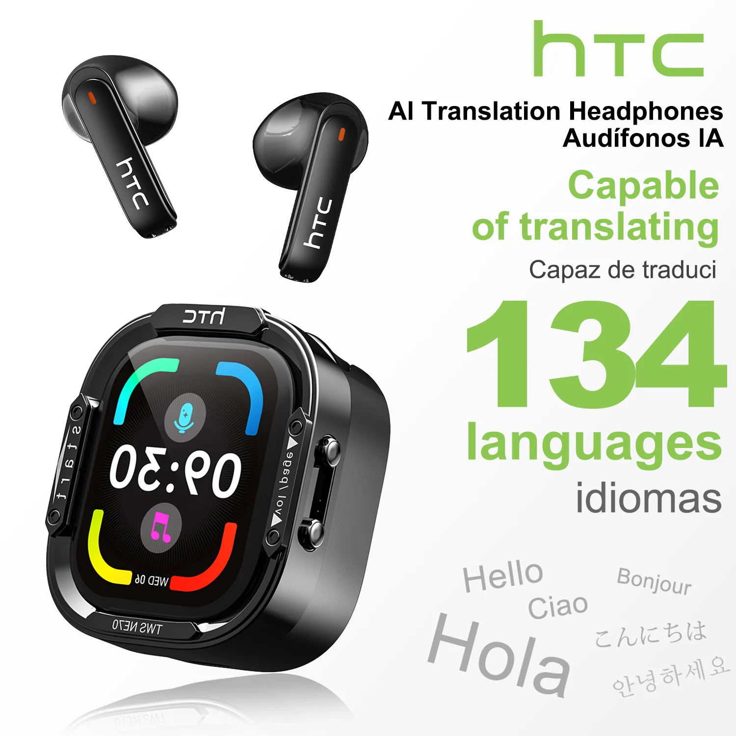 Esports Wireless Gaming Headset - HTC NE70 Bluetooth V6.0 Kopfhörer, intelligente