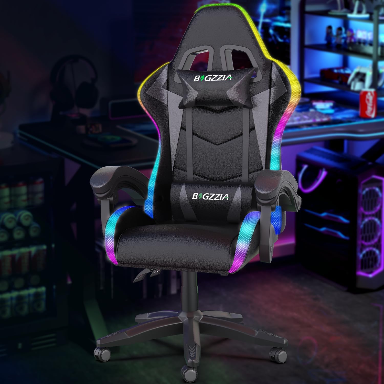 Gaming-Stuhl mit RGB-LED-Beleu – Rgb Gaming Chair Bewertung und Preis